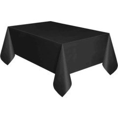 Siyah Plastik Masa Örtüsü 120x180 cm