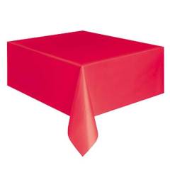 Kırmızı Plastik Masa Örtüsü 120x180 cm