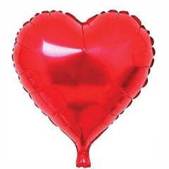 Kalp Folyo Balon 60 Cm Kırmızı