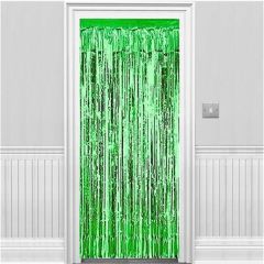 Yeşil Saçaklı Kapı Perde Süsü