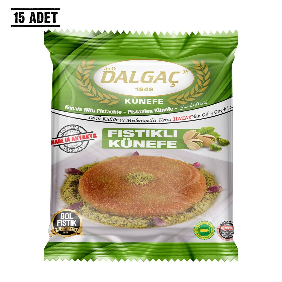 Dondurulmuş Fıstıklı Künefe 125 Gr