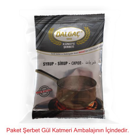 Gül Katmeri® 130 Gr Folyolu + Şerbet 75 Ml