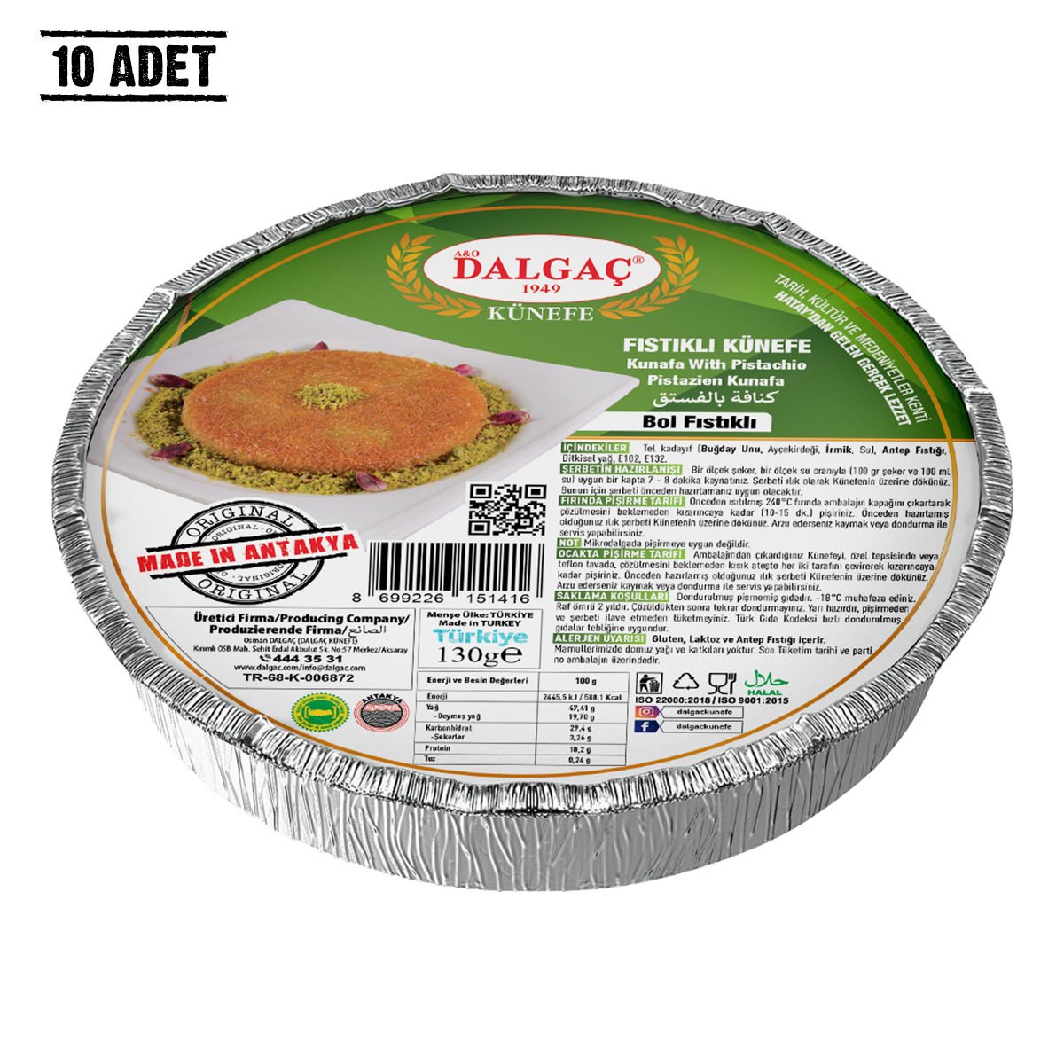 Fıstıklı Künefe 130 Gr