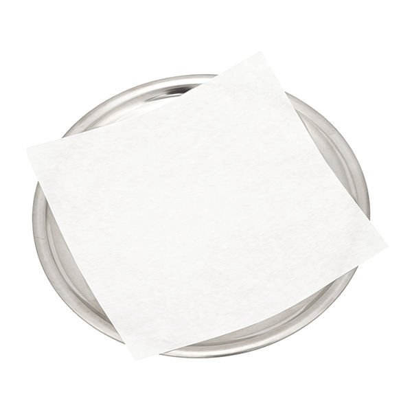 Hazır Kesilmiş Düz Beyaz Yağsız Servis Kağıdı 17x17 cm