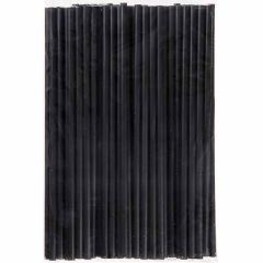Siyah Frozen Pipet 26 cm 100'lü