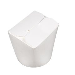 26 oz Beyaz Karton Noodle Kutusu Yeni Kilit