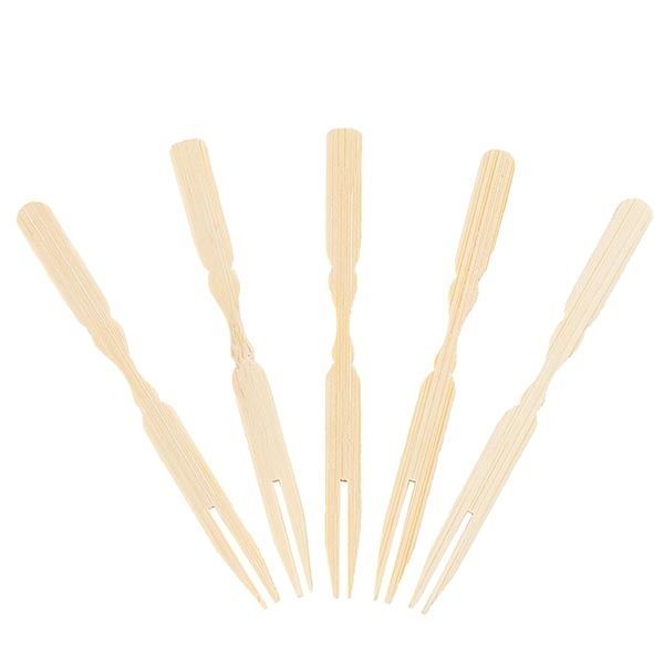 Çatallı Bambu Kürdan 9cm