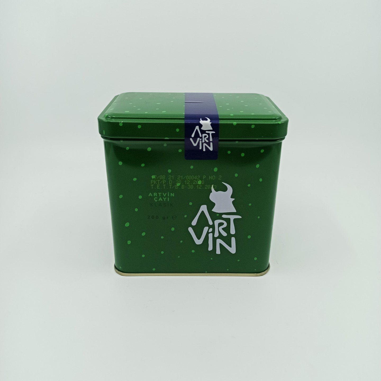 A Kalite Artvin Çayı / 200 GR. Yeşil Metal Kutu