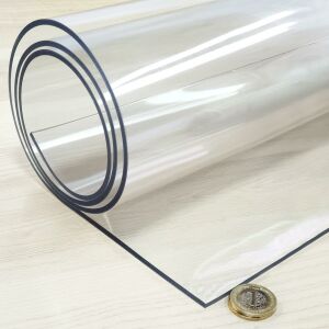 Şeffaf PVC 3,5 mm Kalın Masa Örtüsü Kaymaz Koruyucu