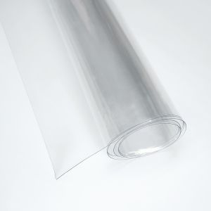 Şeffaf PVC 0,10 mm İnce (Hafif Pudralı) Masa Örtüsü