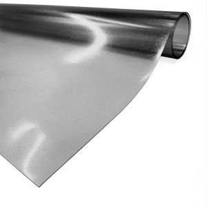 Buzlu PVC Şeffaf Siyah 1,7 mm Kalın Masa Örtüsü
