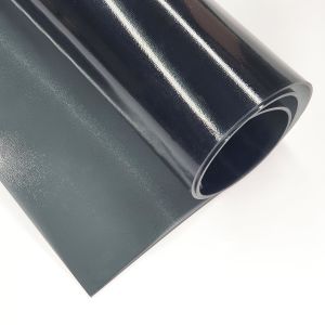 Buzlu PVC Şeffaf Siyah 2,6 mm Kalın Masa Örtüsü