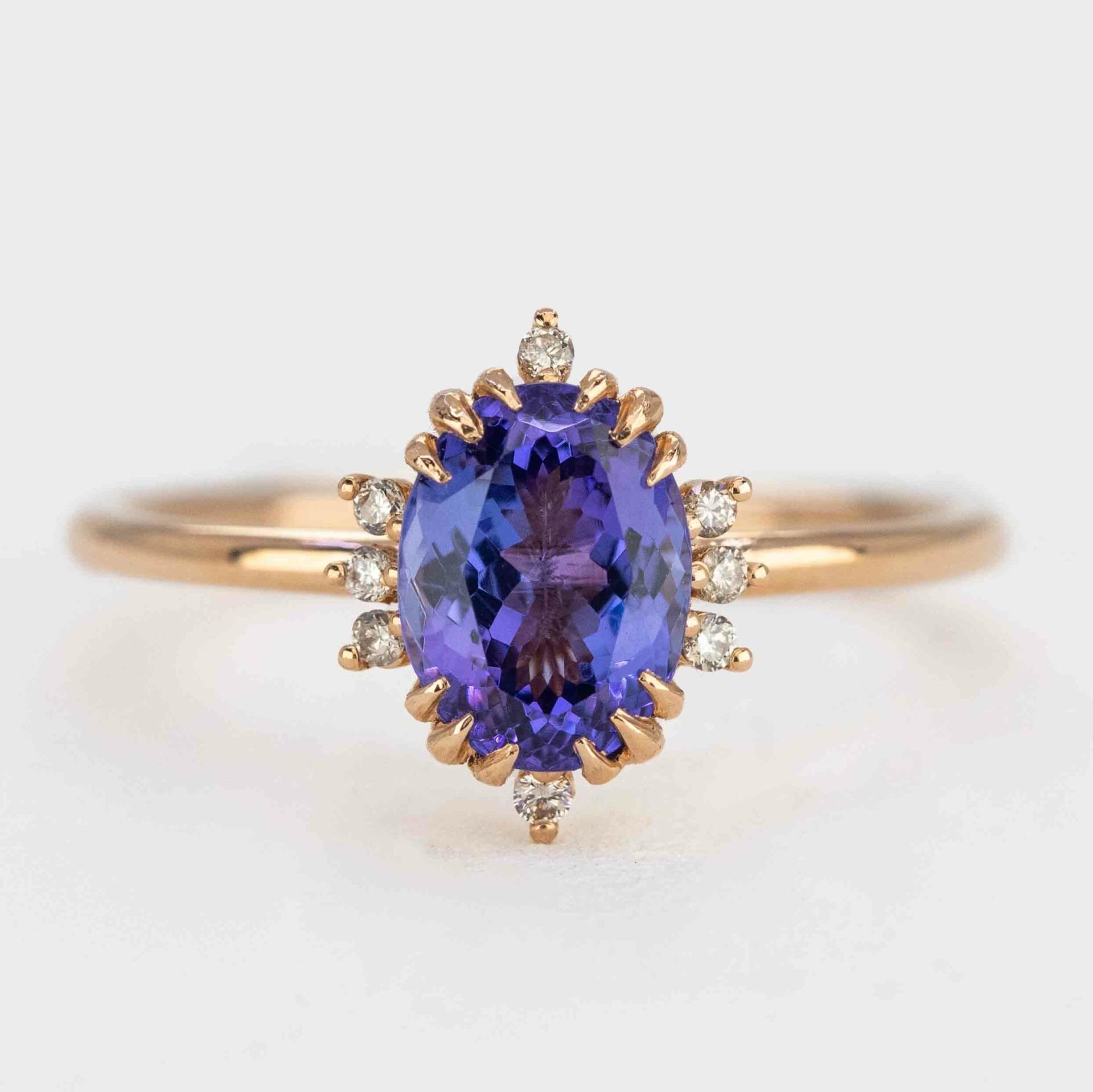 Tanzanite and sapphire hotsell ring
