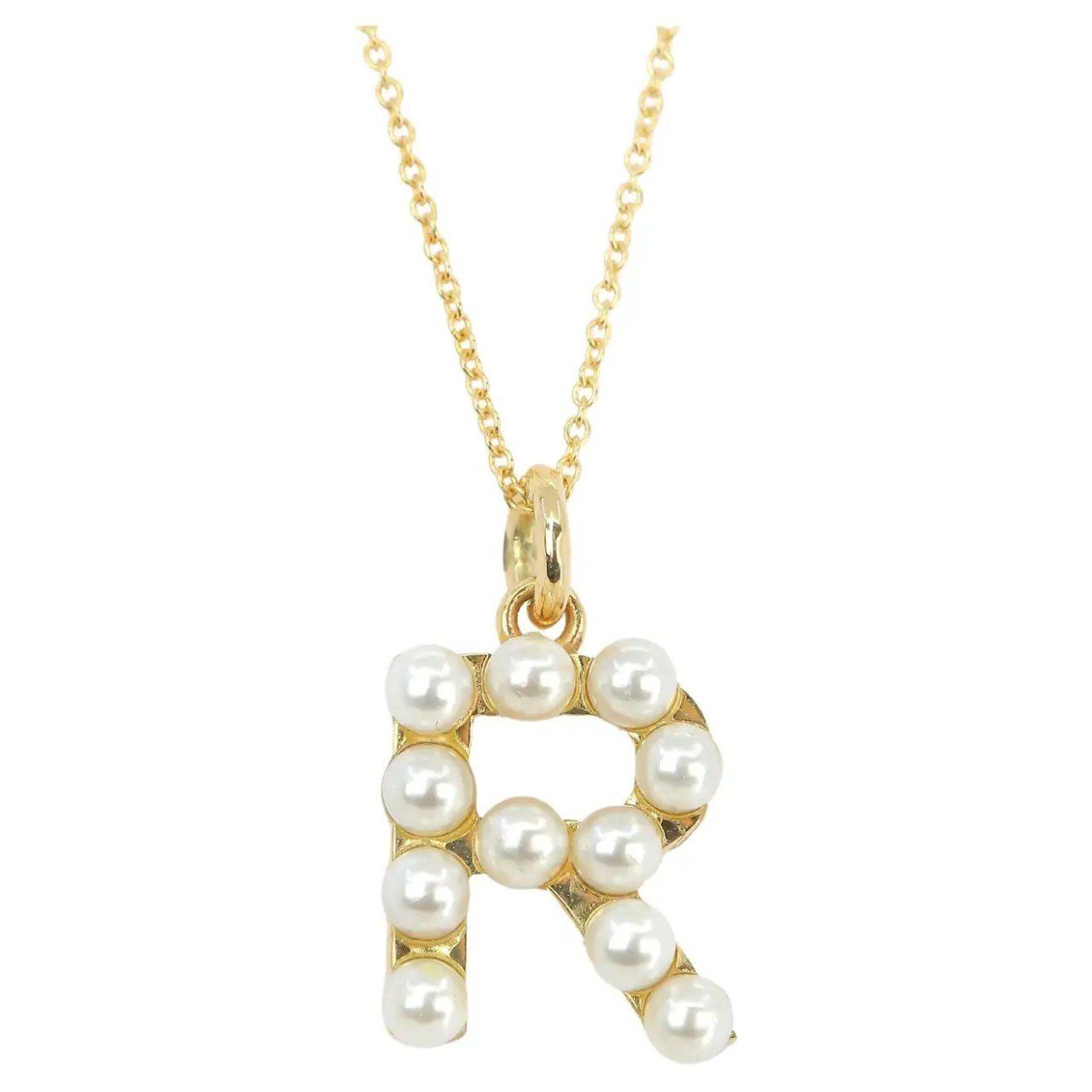 Pearl 2024 letter pendant