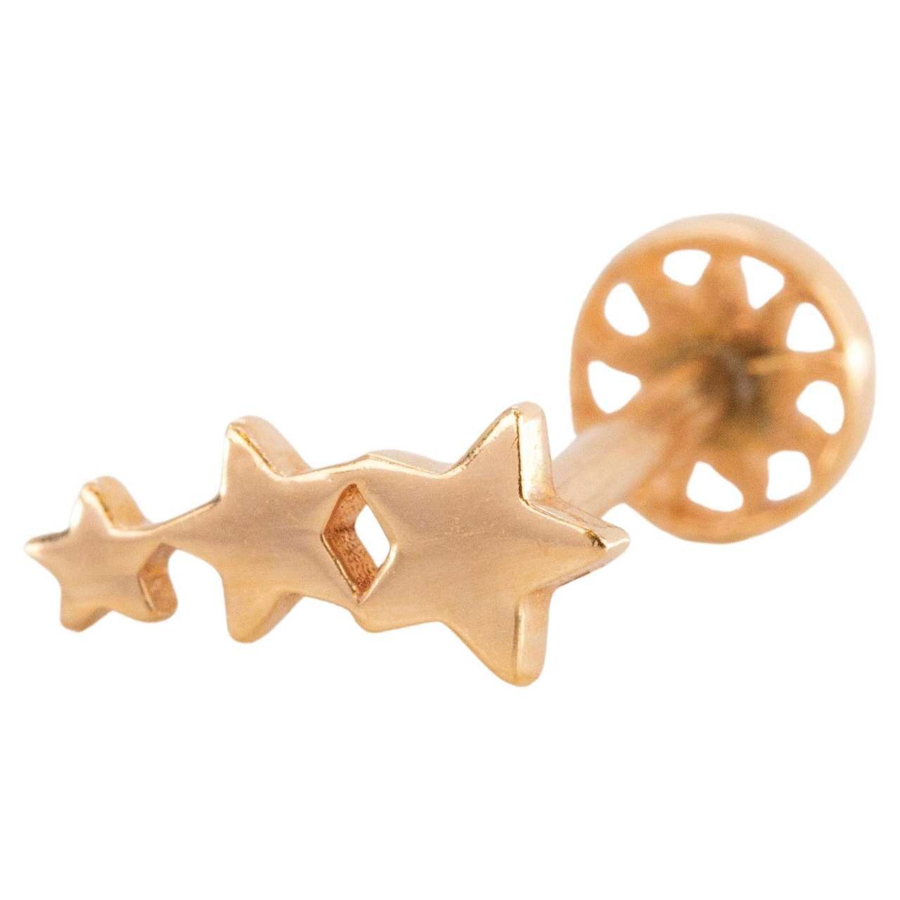 Yıldızlar Model Altın Piercing