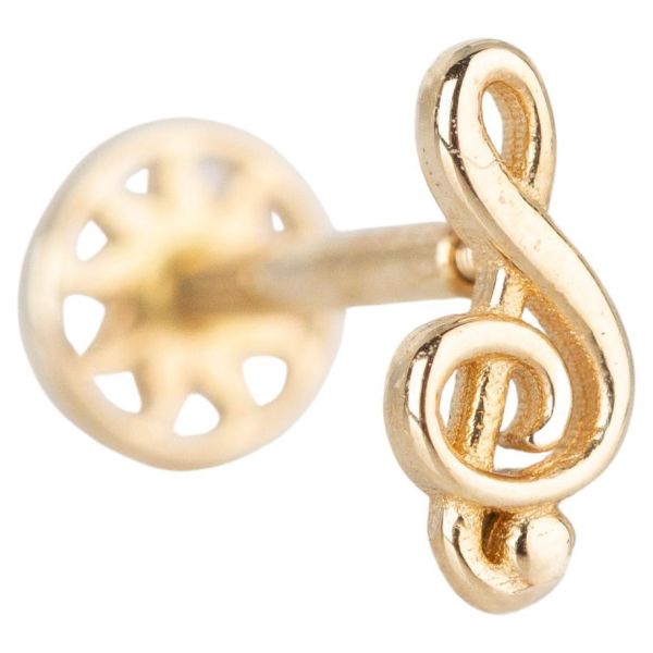 Sol Anahtarı Model Altın Piercing