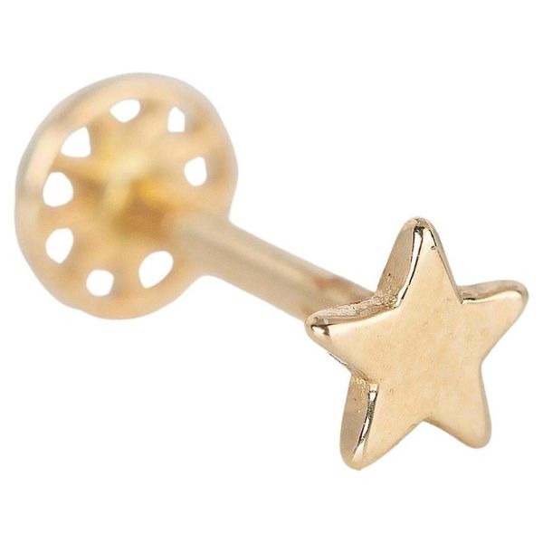 Yıldız Model Altın Piercing