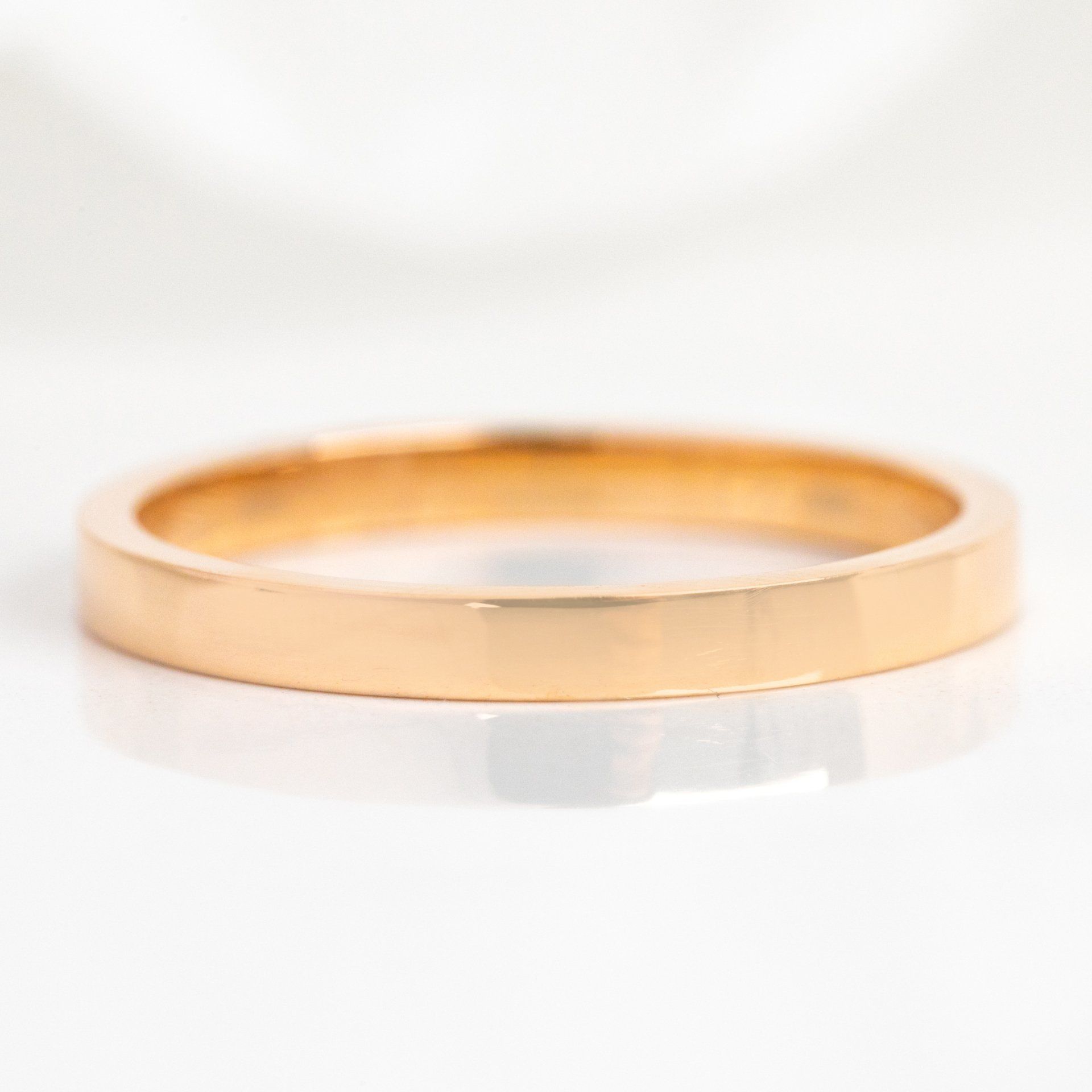 Plain rose gold ring deals