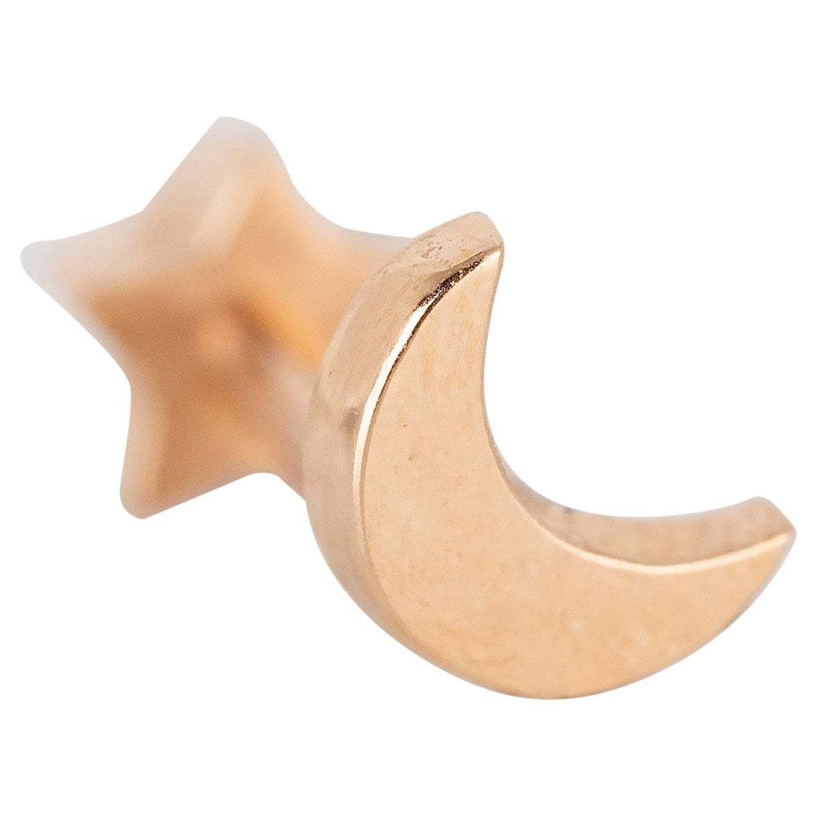 Yarım Ay/Hilal Model Altın Piercing