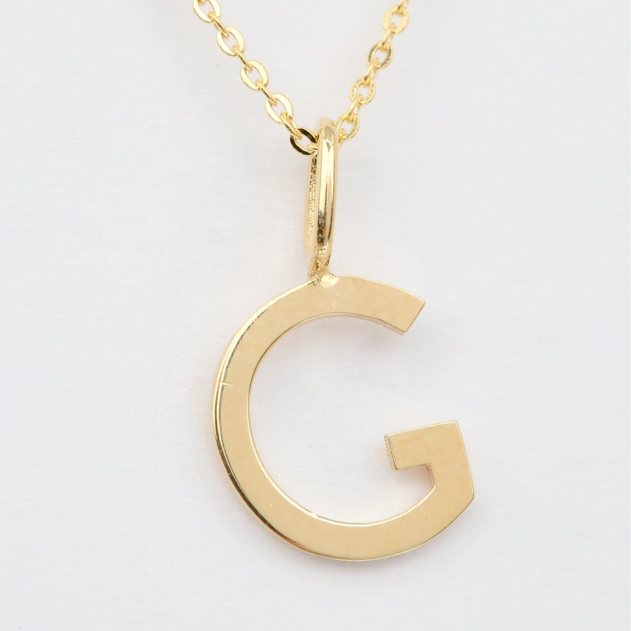 G Letter Gold Necklace