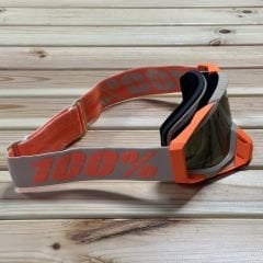 100% Racecraft Goggle Gözlük - Mirror Silver Lens - Sahara