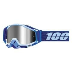 100% Racecraft Plus Goggle Gözlük - Injected Silver Flash Mirror Lens - Rodion