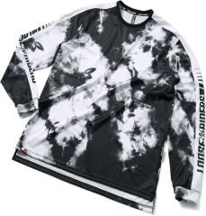 Loose Riders Retro Tie Dye Uzun Kol Forma - Siyah/Beyaz