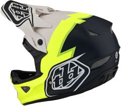 Troy Lee Designs D3 Fiberlite Fullface Kask - Sarı/Siyah