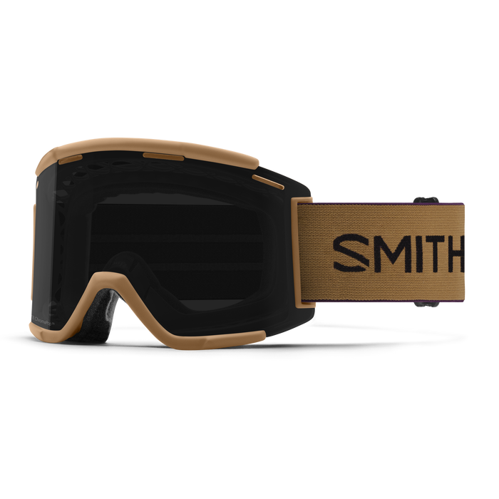 ﻿Smith Squad XL MTB Goggle Gözlük - Indigo/Coyote (Sun Black + Clear Lens)