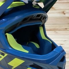 Bell Transfer Fullface Kask - Mavi/Hi-Viz