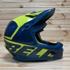 Bell Transfer Fullface Kask - Mavi/Hi-Viz