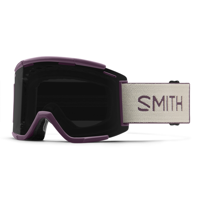 ﻿Smith Squad XL MTB Goggle Gözlük - Amethyst/Bone (Sun Black + Clear Lens)