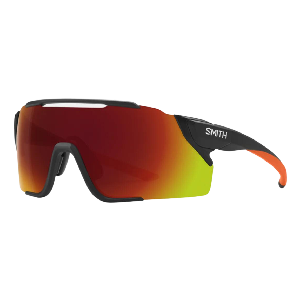 Smith Attack Mag MTB Gözlük - Matte Black Cinder (Red Mirror + Amber Lens)