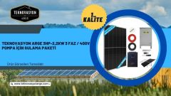 Teknovasyon Arge 3hp-2.2kw 3 Faz / 400v Pompa İçin Sulama Paketi