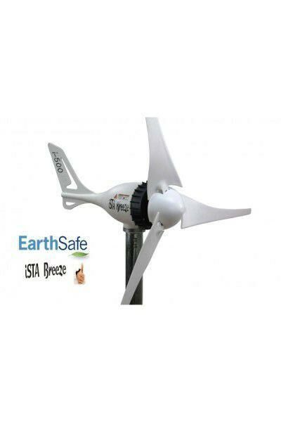 İ-500 WATT 12V/24Volt Wind Turbine + Hybrid Charge Controller Wind Turbine Set