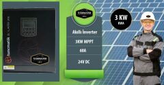 Teknovasyon Arge Tunçmatik Solarix 3 Kw 3 Kva Mppt 60a Akıllı İnverter – 24v Dc