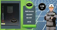 Teknovasyon Arge Tunçmatik Solarix 3kw 3 Kva Mppt 80a 450v Akıllı İnverter – 24v Dc