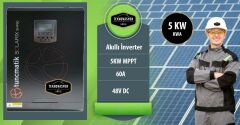 Teknovasyon Arge Tunçmatik Solarix 5 Kw  5 Kva Mppt 60a Akıllı İnverter – 48v Dc