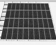 طقم تركيب السقف من نوع القرميد - 40 مجموعة جاهزة للترتيب الرأسي للوحة الشمسية