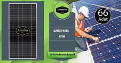 ON GRİD 30 kW kVA  Trifaze Solar Güneş Paneli Paket Sistemi