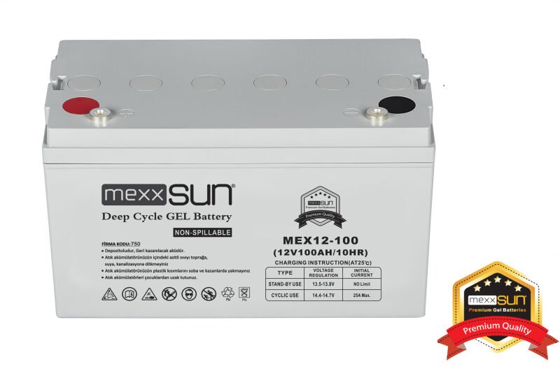 Gel battery 12V 100Ah (MEX12-100) Gel Battery