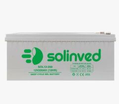 Solinved 12V 200Ah Solar Jel Akü