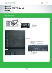 Tunçmatik Solarix 11 Forte 150 11 kW MPPT 150 A Solar Off - Grid İnvertör