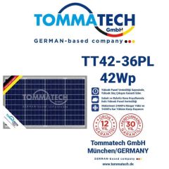 Tommatech 42 Watt Polikristal Solar Güneş Paneli