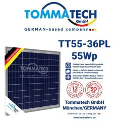 Tommatech 55 Watt Polikristal Solar Güneş Paneli