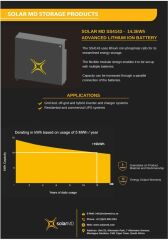 SOLAR MD SS4143 - 14,3 kWh GELİŞMİŞ LİTYUM İYON PİL