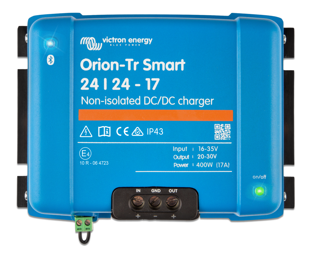 24/24V 17A İzolesiz DC DC Şarj Cihazı Charger Bluetooth Özellikli, ORI242440140, Victron