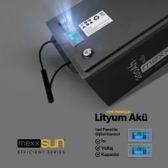 MEXXSUN Lityum Akü 12,8V 200Ah (LiFePo4) 2560Wh