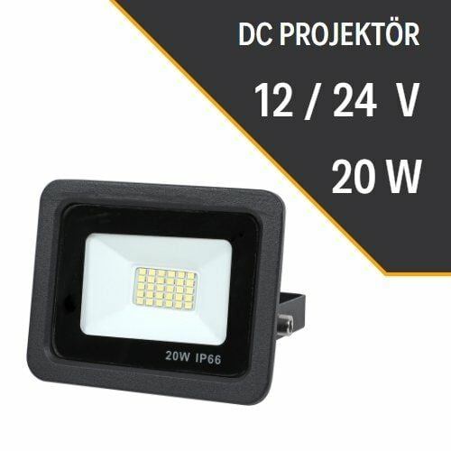 Lexron 12v/24v 20 Watt DC Projektör