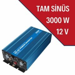 3000w-12v Tam Sinüs İnverter